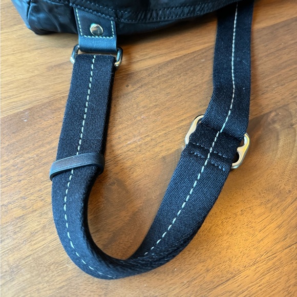 Coach leather and nylon backpack black - Picture 12 of 13